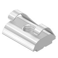 MODULAR SOLUTIONS ZINC PLATED FASTENER M5 LONG RECTANGLE NUT W/POSITION FIX